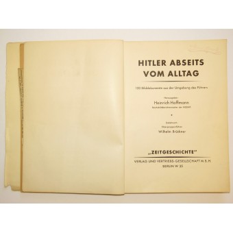 Hitler, the Everyday Life of a Solitary Man by H Hoffmann. Espenlaub militaria